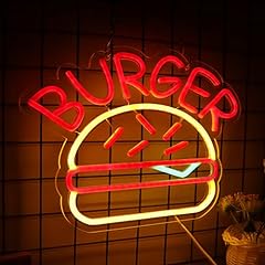 Jfllamp burger neon for sale  Delivered anywhere in USA 