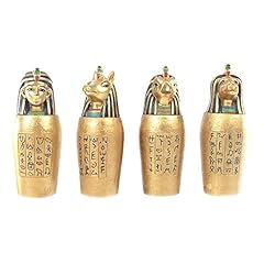 Gold egyptian canopic for sale  Delivered anywhere in UK