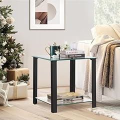 Glass end table for sale  Delivered anywhere in USA 