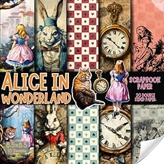 Alice wonderland scrapbook for sale  Delivered anywhere in UK