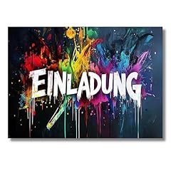 Hidebloom graffiti einladungsk gebraucht kaufen  Wird an jeden Ort in Deutschland