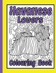 Havanese lovers colouring for sale  Delivered anywhere in UK