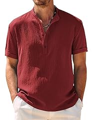 Coofandy men henley for sale  Delivered anywhere in USA 