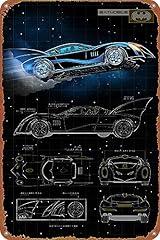 Batmobile blueprint comic for sale  Delivered anywhere in USA 