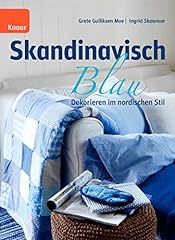 Skandinavisch blau dekorieren gebraucht kaufen  Wird an jeden Ort in Deutschland