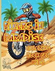 Bikers paradise coloring for sale  Delivered anywhere in UK