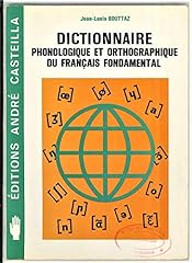 Dictionnaire phonologique orth d'occasion  Livré partout en France