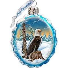 Eagle glass ornament for sale  Delivered anywhere in USA 