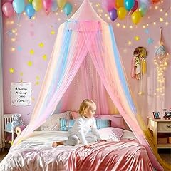 Rainbow bed canopy for sale  Delivered anywhere in UK