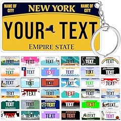 License plate keychain for sale  Delivered anywhere in USA 