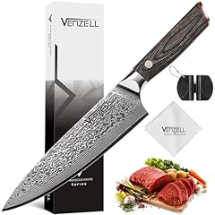 Venzell damascus chef for sale  Delivered anywhere in USA 
