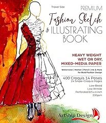 Fashion sketchbook 400 for sale  Delivered anywhere in USA 