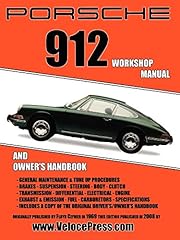 Porsche 912 handbook usato  Spedito ovunque in Italia 