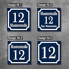 Retro hausnummernschild eds gebraucht kaufen  Wird an jeden Ort in Deutschland