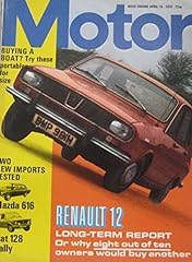 Motor magazine 1972 for sale  Delivered anywhere in UK