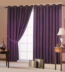 Faux silk plum for sale  Delivered anywhere in UK