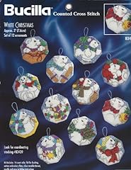 White christmas ornament for sale  Delivered anywhere in UK