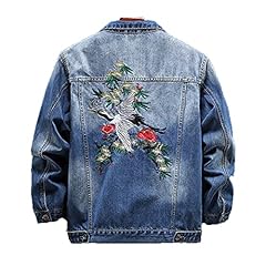 Crane embroidered denim for sale  Delivered anywhere in USA 