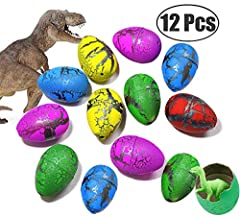 MAKFORT 12 Pcs Hatching Dragon Egg Toys for Kids Colorful for sale  Delivered anywhere in UK