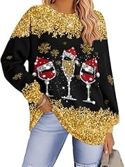 Christmas sweatshirt woman for sale  Delivered anywhere in UK