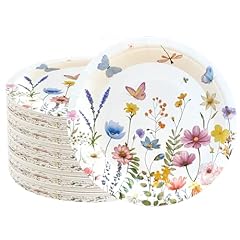 50pcs wildflower plates for sale  Delivered anywhere in USA 