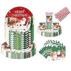 48pcs christmas tableware for sale  Delivered anywhere in UK