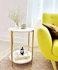 Gold end table for sale  Delivered anywhere in USA 