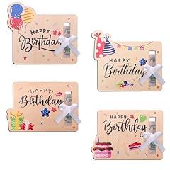 4pcs birthday card for sale  Delivered anywhere in USA 