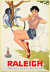 Vintage poster raleigh for sale  Delivered anywhere in Ireland