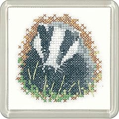 Badger cross stitch for sale  Delivered anywhere in UK