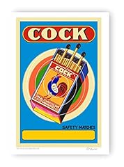 Colourful cock matchbox for sale  Delivered anywhere in UK