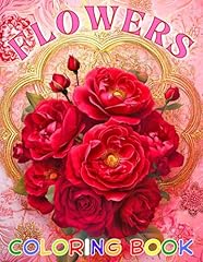 Flowers coloring book for sale  Delivered anywhere in USA 