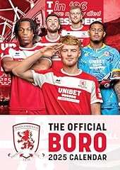 Official middlesbrough calenda for sale  Delivered anywhere in UK