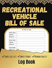 Recreational vehicle bill for sale  Delivered anywhere in UK