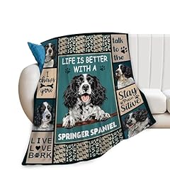 Springer spaniel blanket for sale  Delivered anywhere in USA 