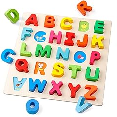 Wooden alphabet puzzle for sale  Delivered anywhere in Ireland