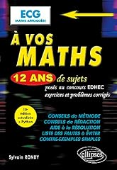 Maths ecg maths d'occasion  Livré partout en France