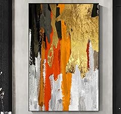Orange abstract canvas for sale  Delivered anywhere in USA 