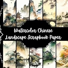 Watercolor chinese landscape for sale  Delivered anywhere in USA 