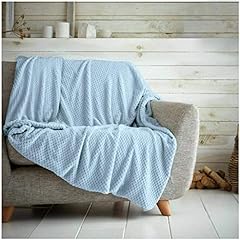 Waffle honeycomb throw for sale  Delivered anywhere in UK