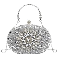 Ofuleo silver clutch for sale  Delivered anywhere in USA 