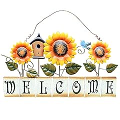 Sunflower welcome sign for sale  Delivered anywhere in USA 