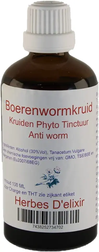 Boerenwormkruid tinctuur – 100 ml – Herbes D’elixir tweedehands  