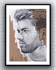 George michael portrait for sale  Delivered anywhere in UK