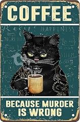 Retro cat coffee for sale  Delivered anywhere in UK