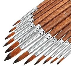 Watercolor brushes 12pcs for sale  Delivered anywhere in UK