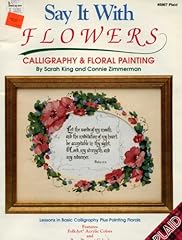Say flowers calligraphy for sale  Delivered anywhere in USA 