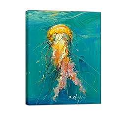 Ocean jellyfish canvas for sale  Delivered anywhere in USA 