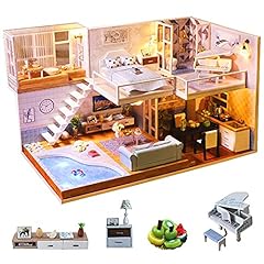 Cuteroom DIY Wooden DollHouse Kit,Dollhouse Miniature for sale  Delivered anywhere in UK
