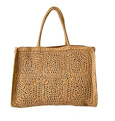 Handwoven straw vintage for sale  Delivered anywhere in USA 